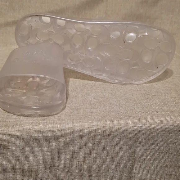 Coach Transparent Slide Sandals - Picture 3 of 6